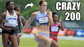 Abby Steiner Just Blew My Mind In The 200 Meters || Full Epic Race Breakdown