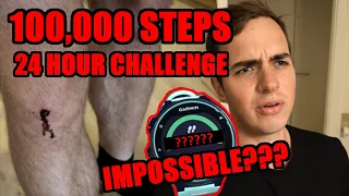 I Walked 100,000 STEPS IN A DAY...THIS HAPPENED (100K STEPS CHALLENGE)