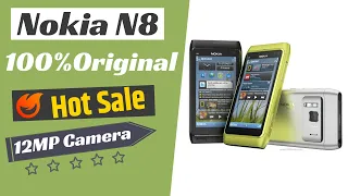 Original Nokia N8 On 2019 | Carl Zeiss Xenon flash 12MP Camera Symbian Phone, Refurbished