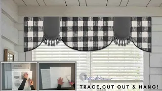 Traceable Designer Multi-Style Swag Valance Kit - No Sewing!