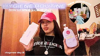VLOGMAS DAY 2: HOW TO SMELL GOOD ALL DAY | MY IN DEPTH HYGIENE ROUTINE | Tamia Levette