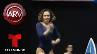 Ella es la gimnasta más feliz del mundo | Al Rojo Vivo | Telemundo