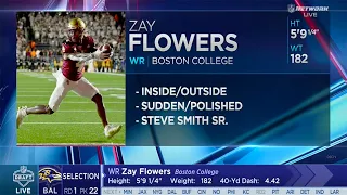 Ravens select Zay Flowers No. 22 overall in 2023 NFL Draft NEW