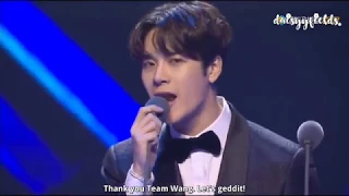 [ENG] GOT7 Jackson wins Breakthrough Singer of the year @ 2017 Tencent Star Awards 星光大赏