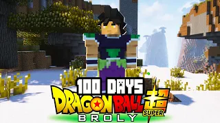 How I spent 100 days in Minecraft Dragon Ball Super to Beat Broly