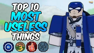 Top 10 MOST USELESS Things in Shindo Life! | Shindo Life Tier List