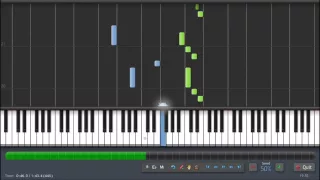 Beethoven - Fur Elise - Easy Piano Tutorial (50%) Synthesia