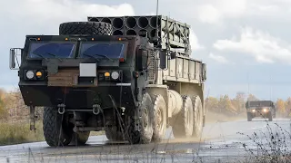 U.S. Marines Demonstrate M270 MLRS & M142 HIMARS Capabilities