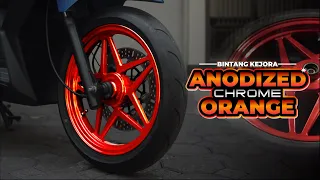 REPAINT VELG ALA ANODIZED ORANGE  "BINTANG KEJORA" | SAPPORO ULTIMATE