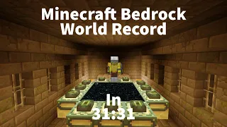 [FWR] Minecraft Bedrock Speedrun in 31:31 - Random Seed Glitchless