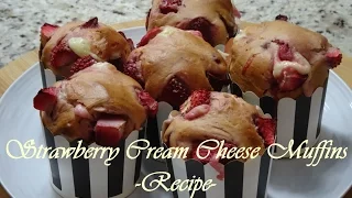 Strawberry Cream Cheese Muffins -Recipe- | Ep #30