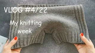 Моя неделя вязания | VLOG #4/22 | Шорты готовы | Распаковка - новая пряжа