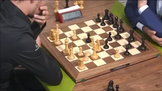 Magnus Carlsen beats Leinier Dominguez Perez  / St. Louis Rapid & Blitz GCT 2019