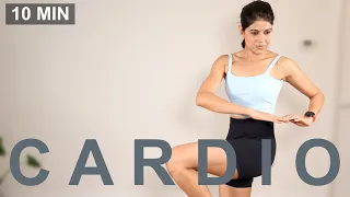 10 Minute Cardio HIIT - No Jumping, All Standing weight loss workout, in Hindi