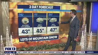 Cascades getting hammered by snow through the weekend | FOX 13 Seattle