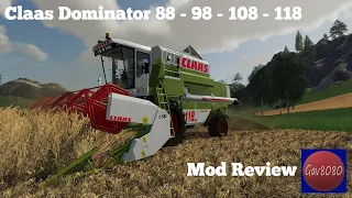 Claas Dominator 88 - 98 - 108 - 118 - Farming Simulator 19 Mod Review