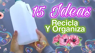 😍 HERMOSAS MANUALIDADES PARA ORGANIZAR RECICLANDO! / IDEAS CON RECICLAJE/ Cestas / Manualidades /DIY