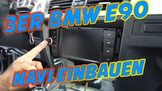 3 series BMW E90 car radio with navigation installation | ARS24