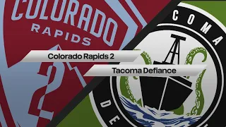 HIGHLIGHTS: Colorado Rapids 2 vs. Tacoma Defiance | June 19, 2023