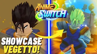 (NEW CODES) SHOWCASE SUPER VEGETTO, INCRIVEL!! - ANIME SWITCH! - ROBLOX Gameplay