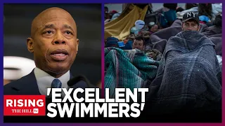 NYC's Mayor Adams Calls Migrants 'EXCELLENT Swimmers', Says They Should Fill Lifeguard Vacancies