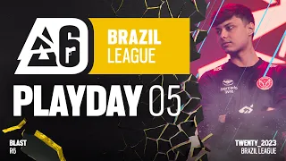 LIVE - BLAST R6 BRAZIL LEAGUE | Stage 2 | DAY 5