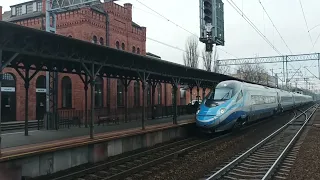 ED250 Pendolino objazdem przez Skierniewice