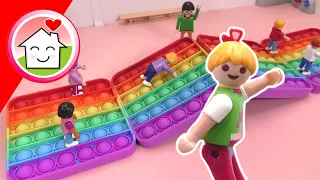 Playmobil Familie Hauser - Der Popit Parkour - Schulgeschichte mit Lena