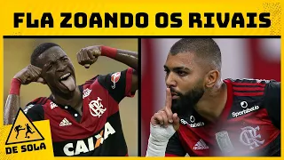 GABIGOL É O REI DO DEBOCHE? JOGADORES DO FLAMENGO PROVOCANDO OS RIVAIS