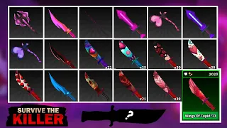 ALL NEW VALENTINES WEAPONS 2023 Showcase // 🔪Survive The Killer