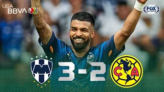 Rayados luce sus nuevas estrellas y se lleva los tres puntos | Monterrey 3-2 América | Liga MX