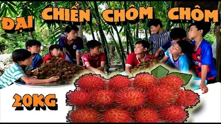 Anh Ba Phải | Đại Chiến Chôm Chôm - Thánh Ăn Chôm Chôm Là Ai ? | Contest Eating Rambutan