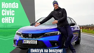 Honda Civic e:HEV Sport 184KM 2023. Elektryk na benzynę!