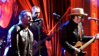 Bono & The Edge feat. Elvis Costello - Stuck In a Moment You Can't Get Out Of (12.11.09)