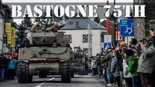 Big Parade in Bastogne for the 75th Anniversary (many tanks and more)