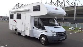 2008 FORD ROLLER TEAM AUTO ROLLER 600 2.4 DIESEL 6 BERTH 6 SPEED ONLY 21K MILES