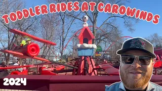 All the toddler rides at Carowinds! | Charlotte, NC - 2024