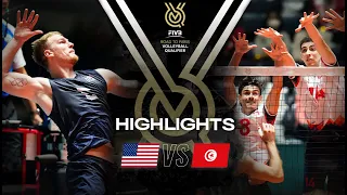 🇺🇸 USA vs. 🇹🇳 TUN - Highlights | Men's OQT 2023