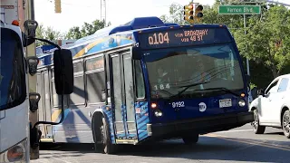 MTA Bus Company: 2023 Novabus LFS #9192 on the Q104 at Broadway and Vernon Blvd