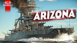 USS Arizona в War Thunder! Live-обзор #2 [стрим]