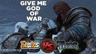 Thor vs Kratos [Give Me God of War Difficulty] God of War Ragnarok