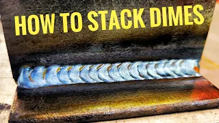 How To STACK DIMES With a (MIG Welder) For Beginners🔥🔥🔥