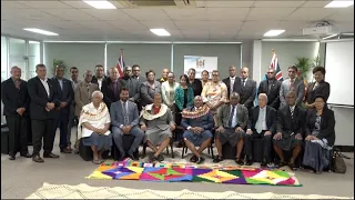 Fiji's Prime Minister officiates at the Onboarding/Induction Workshop for Permanent Secretaries.