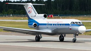 Облёт Як-40 Камчатского Авиапредприятия Аэропорт Минск | Yak-40 Test flight Minsk Airport RA-87669