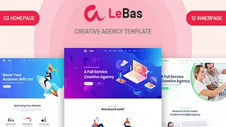 Lebas - Creative Agency PSD Template | Themeforest Website Templates and Themes