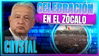 López Obrador realizará evento en e Zócalo por su quinto aniversario | Noticias con Crystal Mendivil