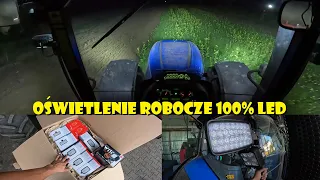 OŚWIETLENIE ROBOCZE 100% LED💪OŚWIETLENIE 360 STOPNI🔥NEW HOLLAND T7050