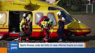 Badia Pavese | Incidente cade dal tetto di casa: operaio 47enne muore sul colpo