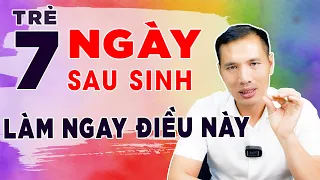 Bật mí cách chăm sóc trẻ sơ sinh 7 ngày đầu đúng chuẩn - mẹ cần biết ngay