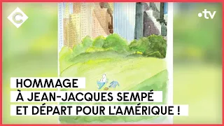 Jean-Jacques Sempé : son Amérique à lui - L’Oeil de Pierre Lescure - C à Vous - 10/10/2022